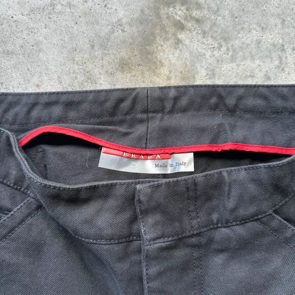 Vintage Prada Linea Rosa Military Cargo Pants Size 32X31 - Picture 4 of 9
